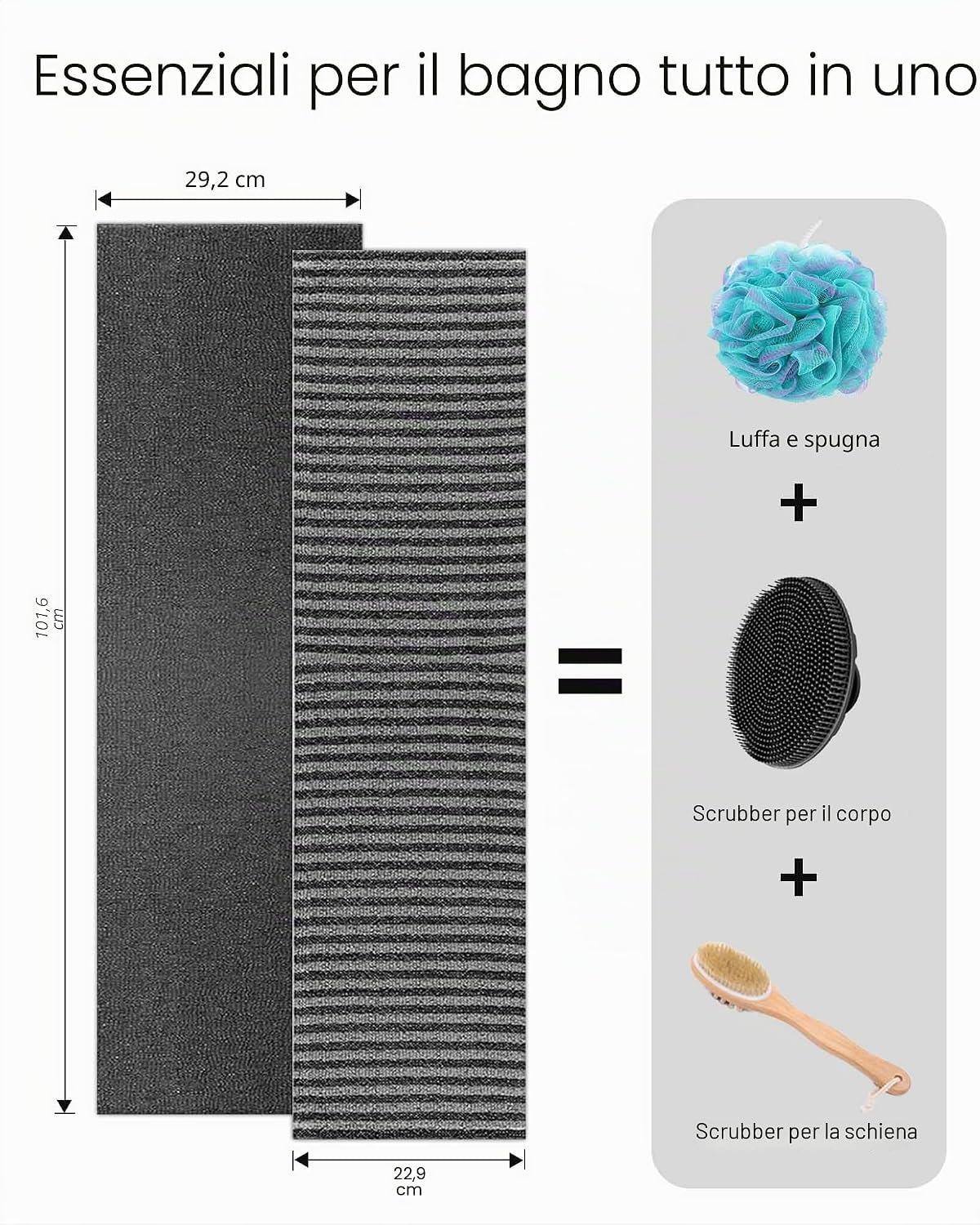 KuroScrub™ – Panno esfoliante giapponese per il corpo